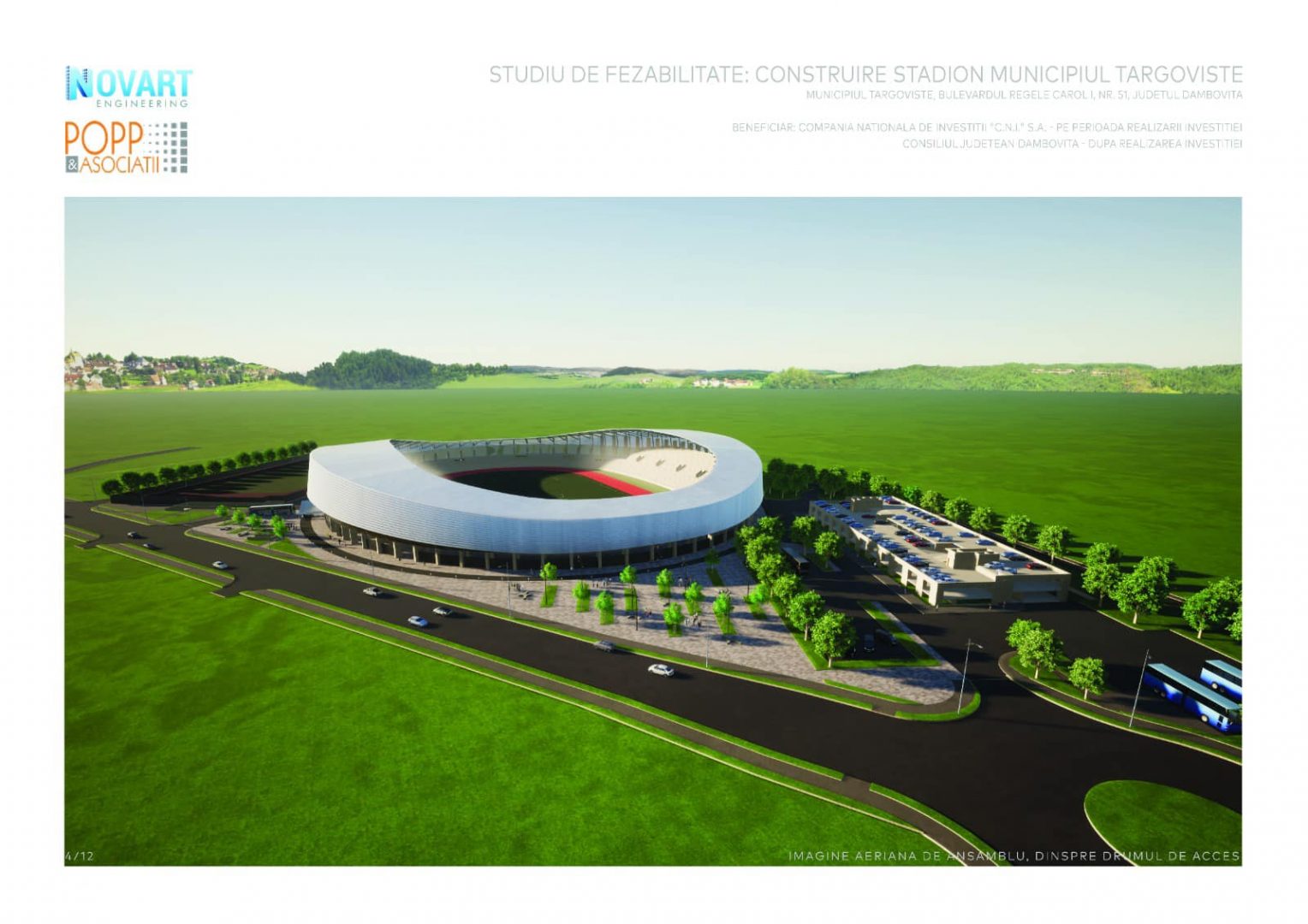 Președintele CJ Dâmbovița, Corneliu Ștefan: Suntem tot mai aproape de a da startul construirii noului „Stadionul Municipal Târgoviște”