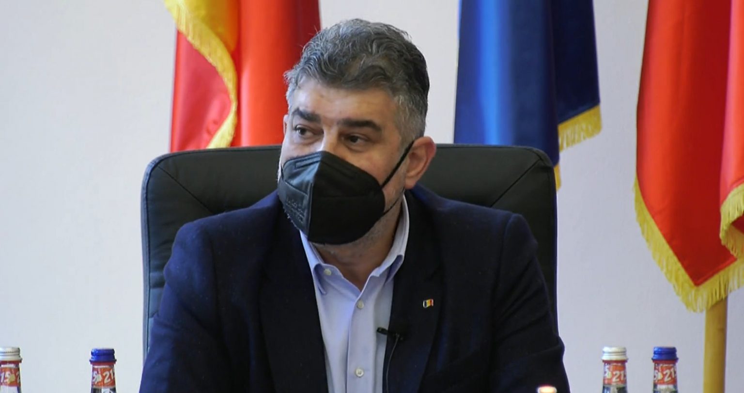 Conferință de presă susținută de președintele PSD, Marcel Ciolacu