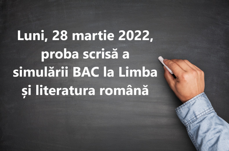 3857 de elevi dâmbovițeni sunt așteptați să susțină simularea BAC 2022