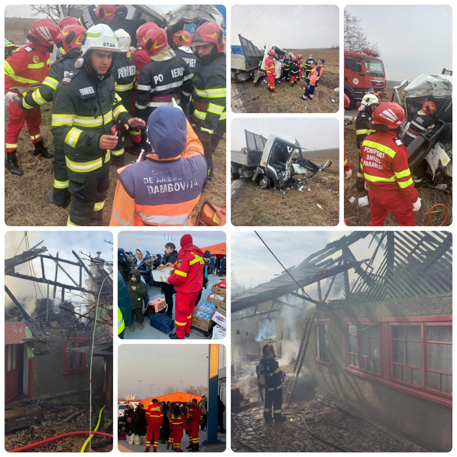 Misiuni ale pompierilor dâmbovițeni în perioada 14-20.03.2022