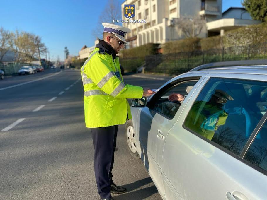 ACȚIUNE A POLIȚIȘTILOR DÂMBOVIȚENI PENTRU SIGURANȚA TRAFICULUI RUTIER