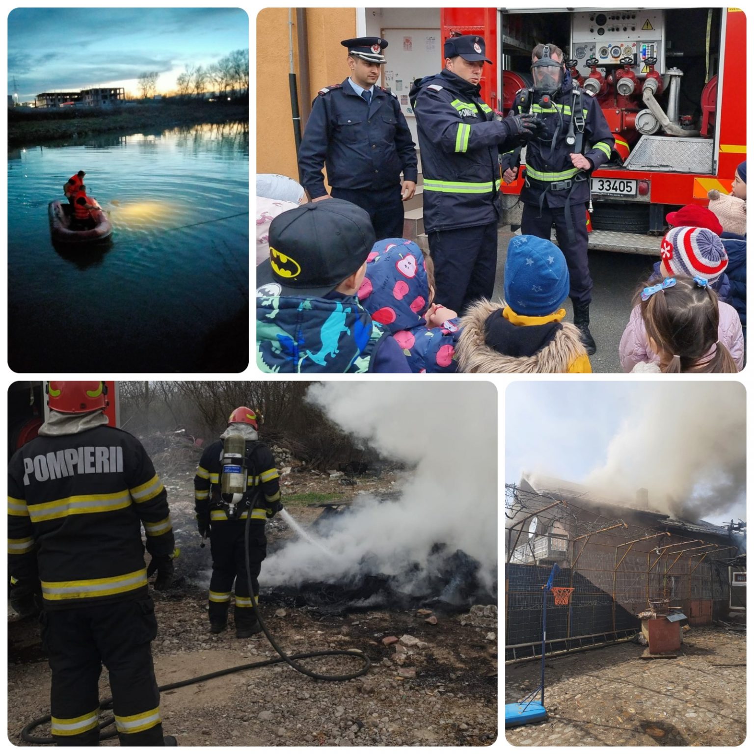 Misiuni ale pompierilor dâmbovițeni în perioada 04-10.04.2022