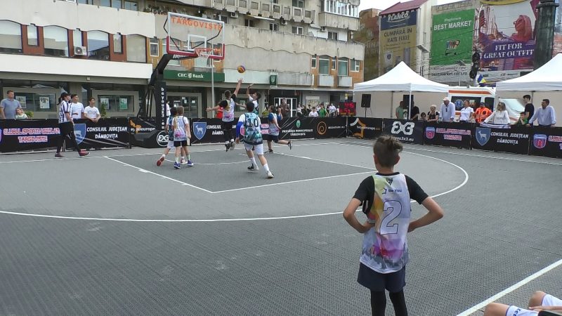 51 de echipe din opt județe se întrec la Turneul de BASCHET 3×3 de la Târgoviște