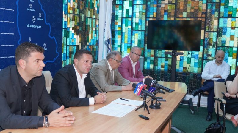Primul pas, s-au semnat contractele de asociere cu unitățile administrativ-teritoriale privind centurile ocolitoare ale municipiului Moreni și orașului Găești