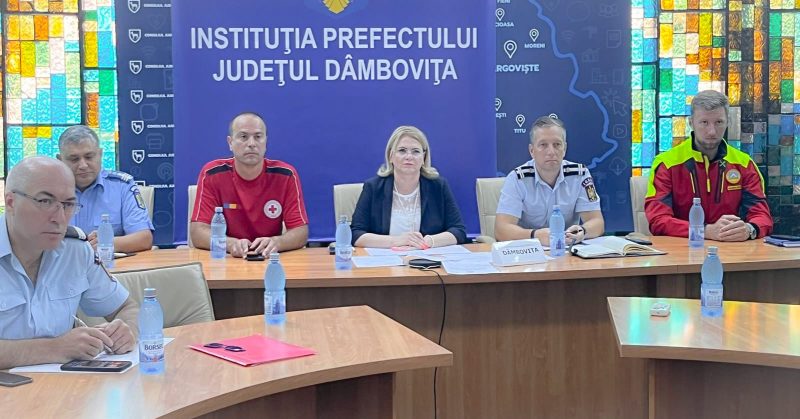 Ședință extraordinară a CJSU Dâmbovița