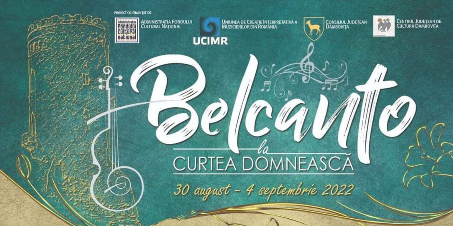 CJ Dâmbovița susține organizarea Concursului și Masterclass-ului „Belcanto la Curtea Domnească”