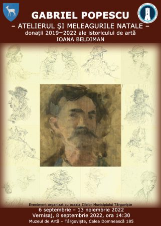 GABRIEL POPESCU – ATELIERUL ȘI MELEAGURILE NATALE -Donații 2019-2022 ale istoricului de artă Ioana Beldiman