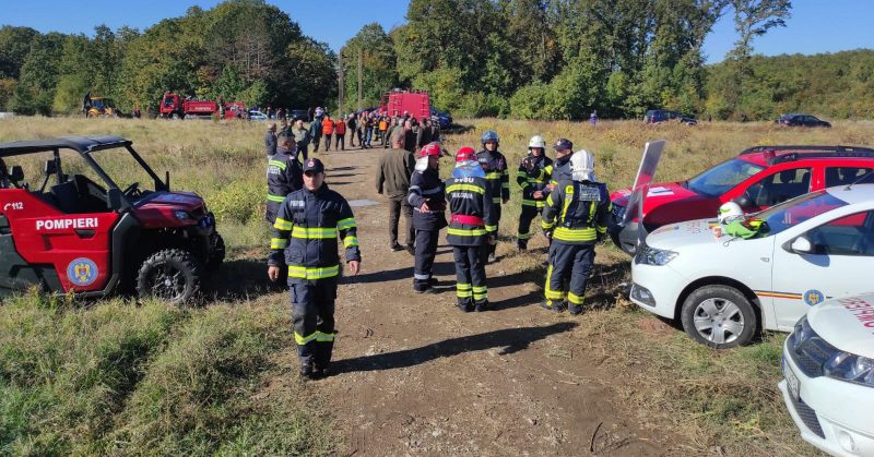 S-a dat alarma, incendiu de pădure, exercițiu desfășurat de ISU Dâmbovița