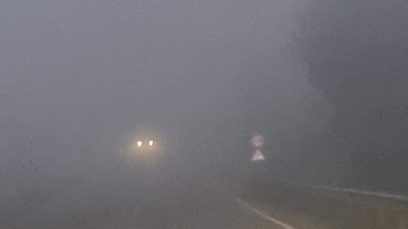 Atenție ceață, dați dovadă de prudenţă în trafic!