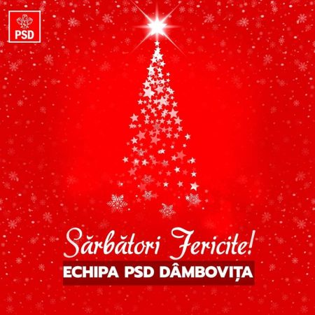 Echipa PSD Dâmbovița transmite gânduri bune dâmbovițenilor de Sărbători