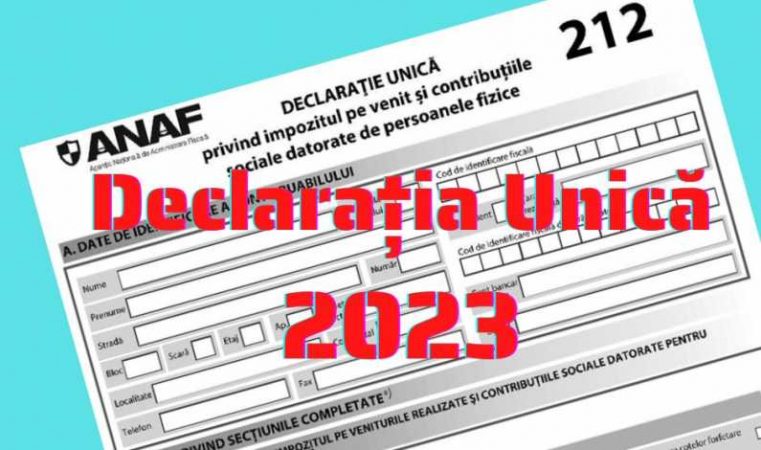 Declarația unică 2023, PDF-ul inteligent, se găsește de miercuri pe site-ul oficial al ANAF