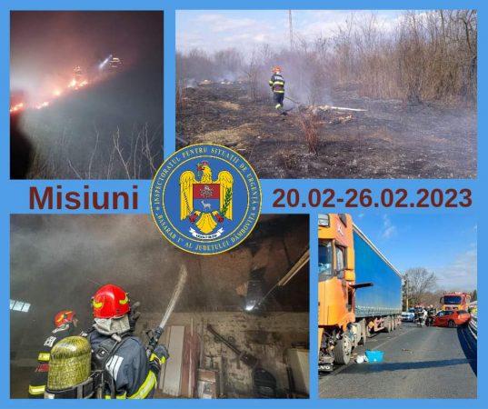 44 de incendii au avut loc în ultimele șapte zile la nivelul județului Dâmbovița