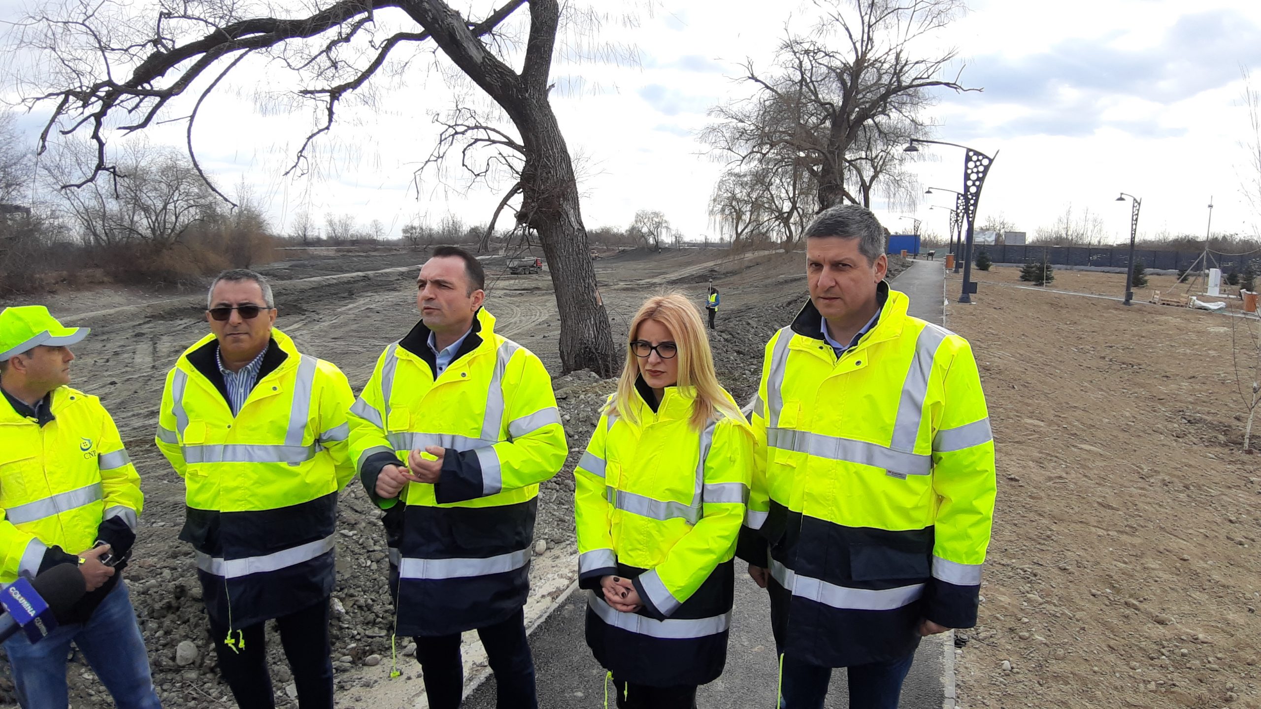 Vizită de lucru pe șantierul ce vizează amenajarea lacului din zona Complexului Turistic de Natație Târgoviște
