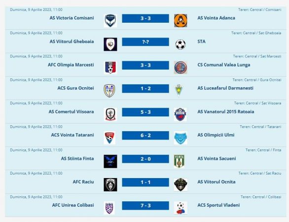 În Liga 5, Seria Nord, gazdele și-au adjudecat jumătate din numărul de jocuri