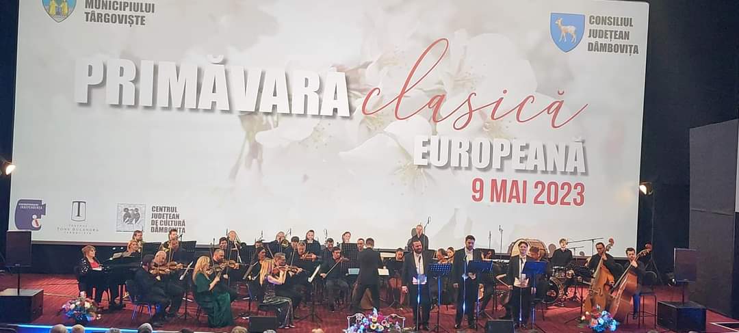 Concertul extraordinar „Primăvara Clasică Europeană”, devenit tradiție la Târgoviște organizat cu ocazia Zilei de 9 Mai, a avut loc în această seară, la Cinematograful Independența.