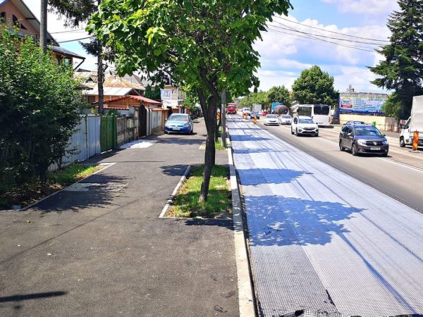 Au început lucrările de asfaltare și pe Calea București, investiție realizată în asociere Primăria Târgoviște-CJ Dâmbovița