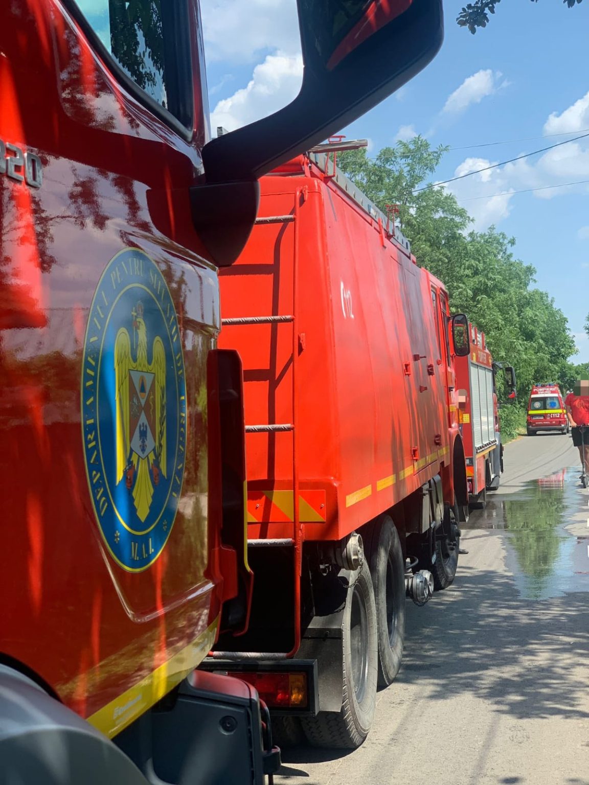 Incendiu izbucnit la o casă în localitatea Gura Foii