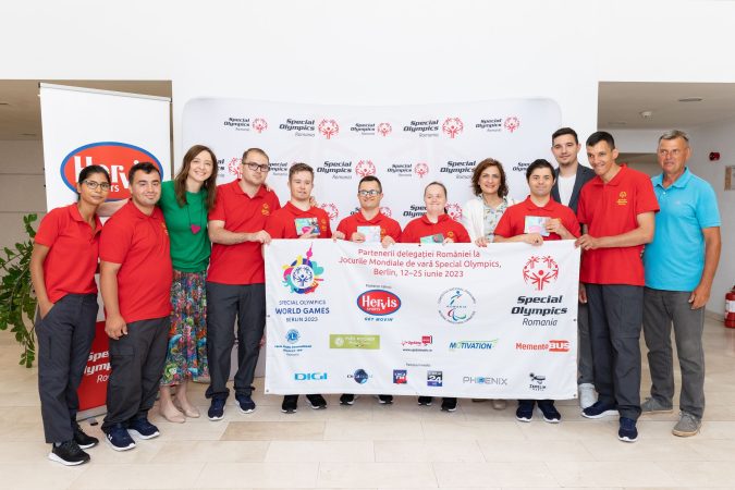 A fost prezent lotul de sportivi participant la Jocurile Mondiale de vară Special Olympics de la Berlin