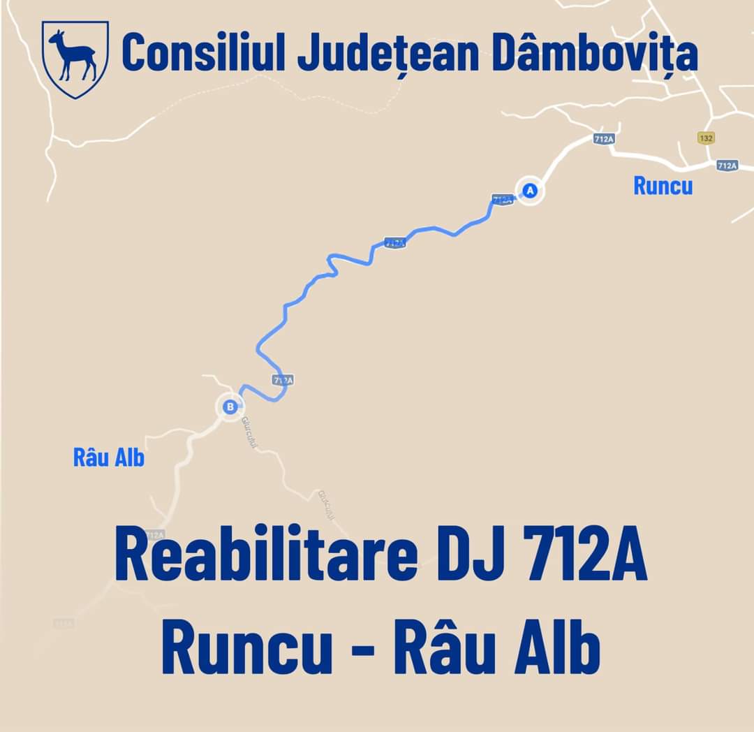 Președintele CJ Dâmbovița, Corneliu Ștefan a semnat contractul de execuție a lucrărilor de reabilitare și modernizare a DJ 712 A Runcu-Râu Alb, o veste mult așteptată de locuitorii din zonă.