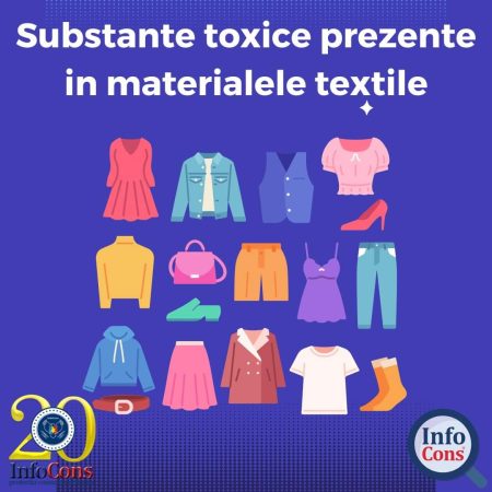 Industria textilă folosește peste 2000 de substanțe chimice, multe dintre acestea fiind toxice