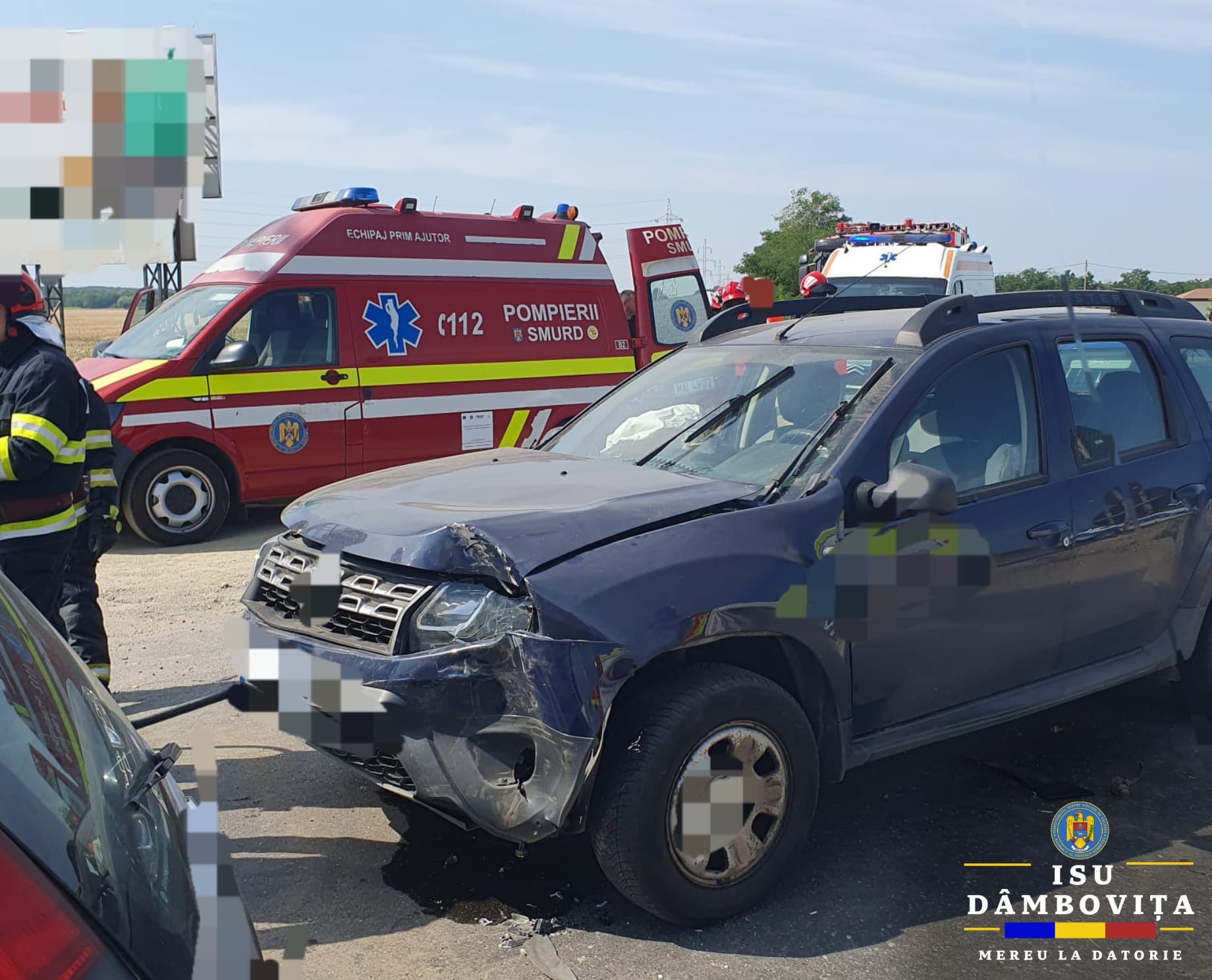 În urma deplasării la fața locului, polițiștii au constatat faptul că un ansamblu de vehicule condus de un bărbat, de 23 de ani, din comuna Cojasca