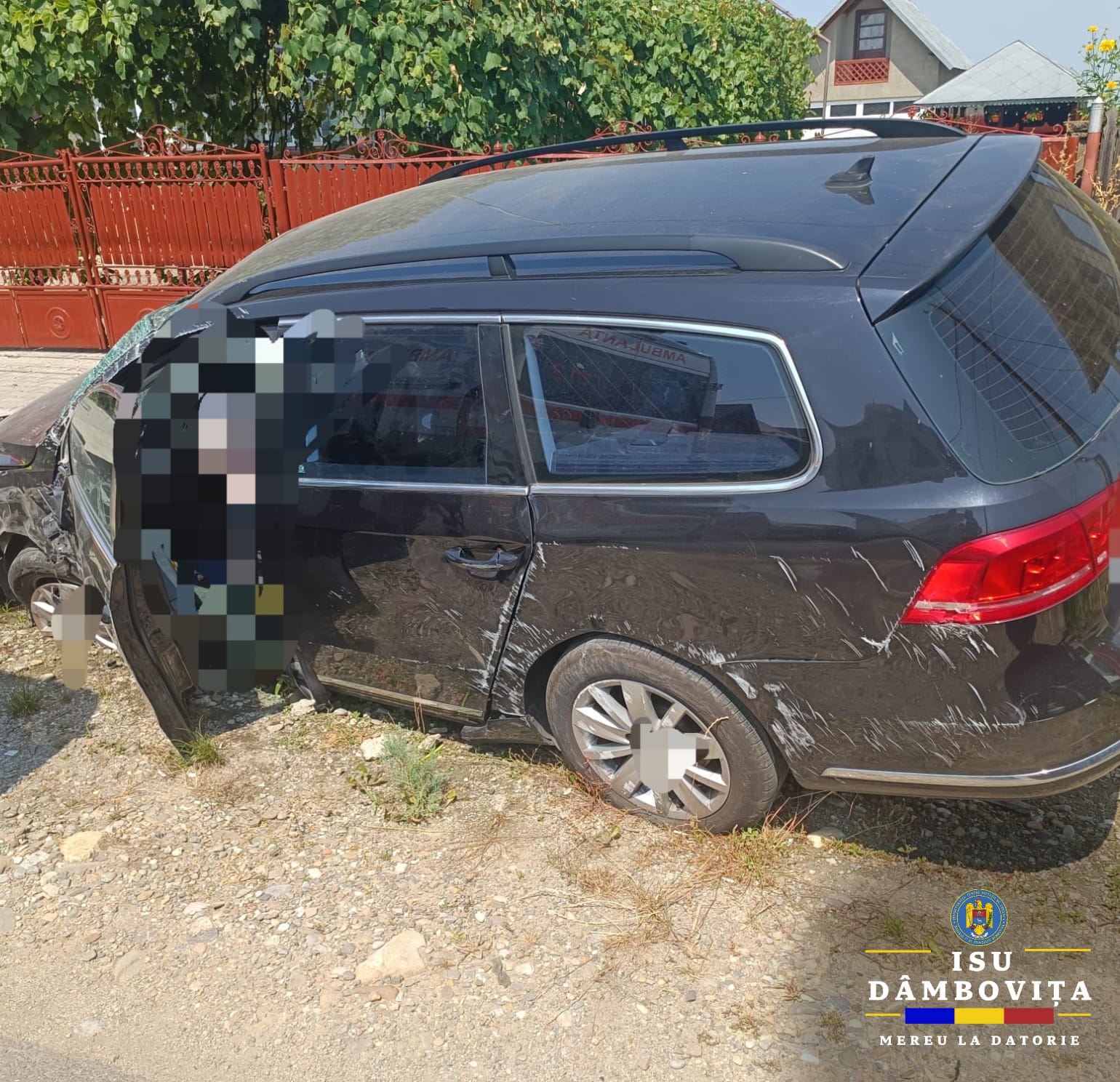 Polițiștii din cadrul Poliției Municipiului Târgoviște au fost sesizați cu privire la producerea unui accident rutier în localitatea Văcărești.