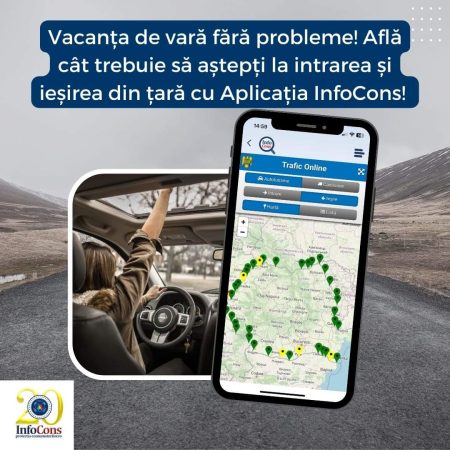 Aplicația InfoCons reprezintă un instrument util pentru consumatori în timpul vacanței de vară