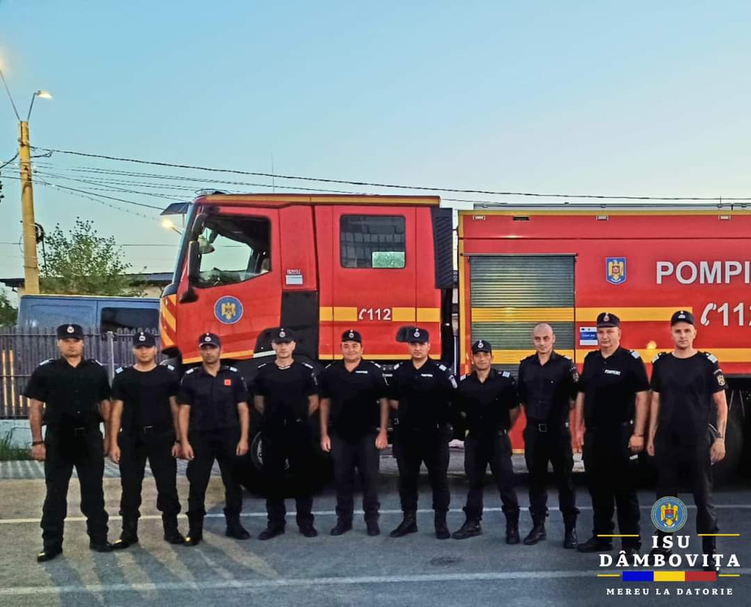 România a trimis un nou modul de intervenție pentru stingerea incendiilor din Republica Elenă