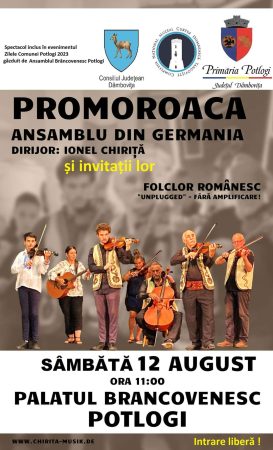 Concert de folclor românesc susținut de Ansamblul „Promoroaca” din Germania, în Beciul Domnesc de la Palatul Brâncovenesc