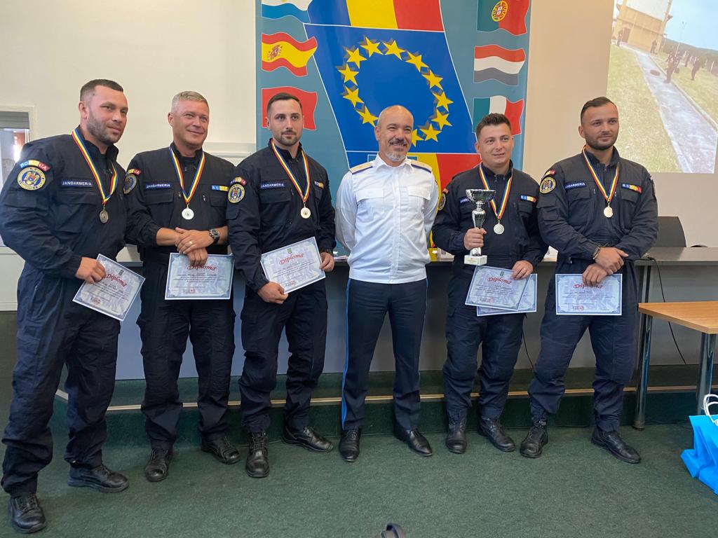 Luptătorii antitero din cadrul Jandarmeriei Dâmbovița, vicecampioni la Olimpiada echipelor de intervenție antiteroristă