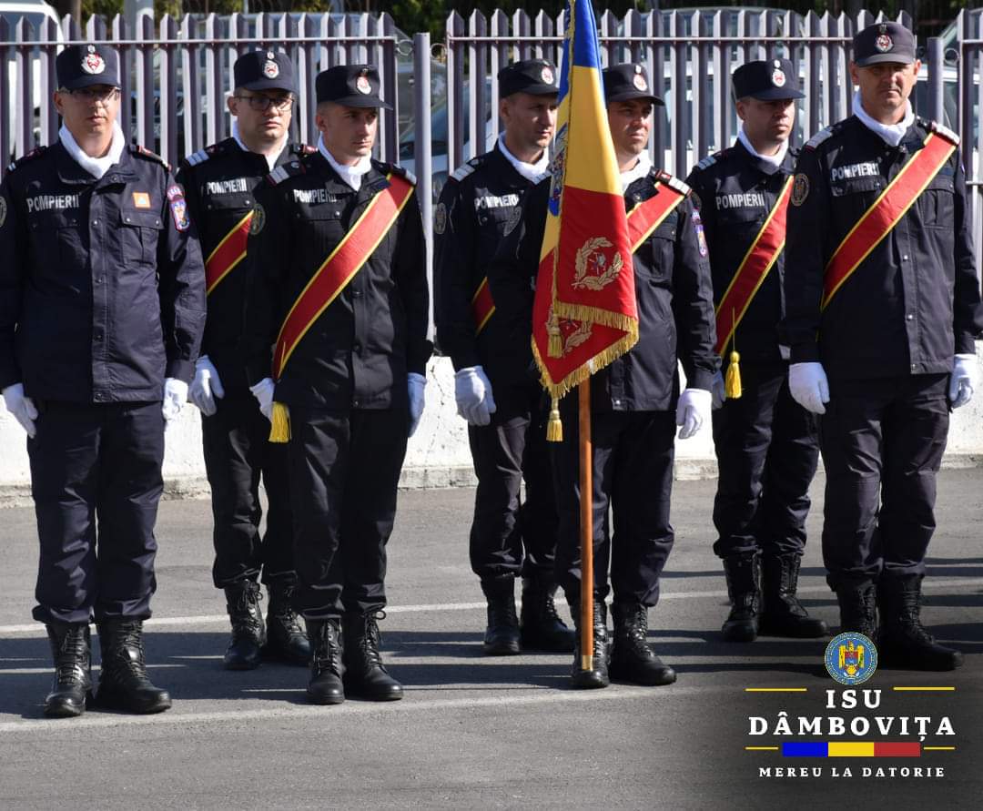 Președintele CJ Dâmbovița, Corneliu Ștefan a participat la ceremoniile de la ISU Dâmbovița , prilejuite de Ziua Pompierilor - 175 de ani de când