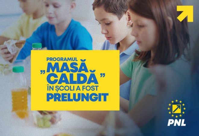 PNL: Aproximativ 180.000 de elevi și preșcolari din 450 de unități de învățământ vor primi o masă caldă pe zi sau un pachet alimentar