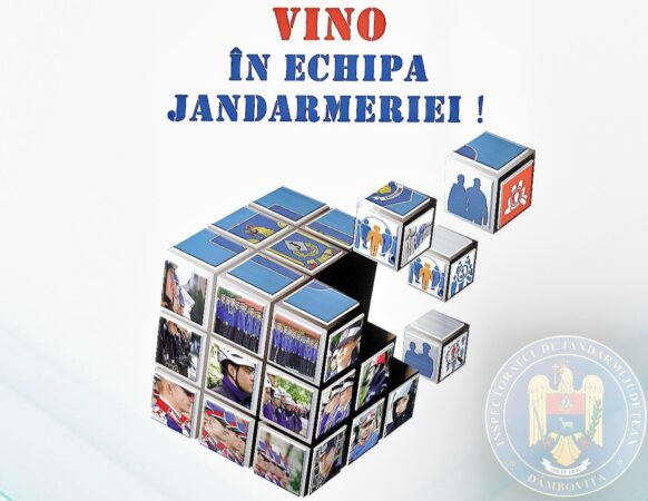 Vino în echipa Jandarmeriei!