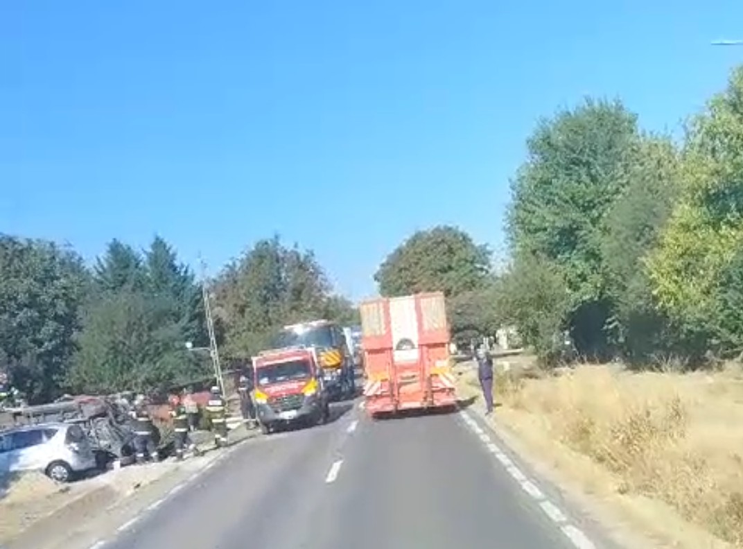 Accident rutier pe DN 71, în localitatea Conțești, la data de 11 octombrie a.c., polițiștii din cadrul Poliției Orașului Răcari au fost