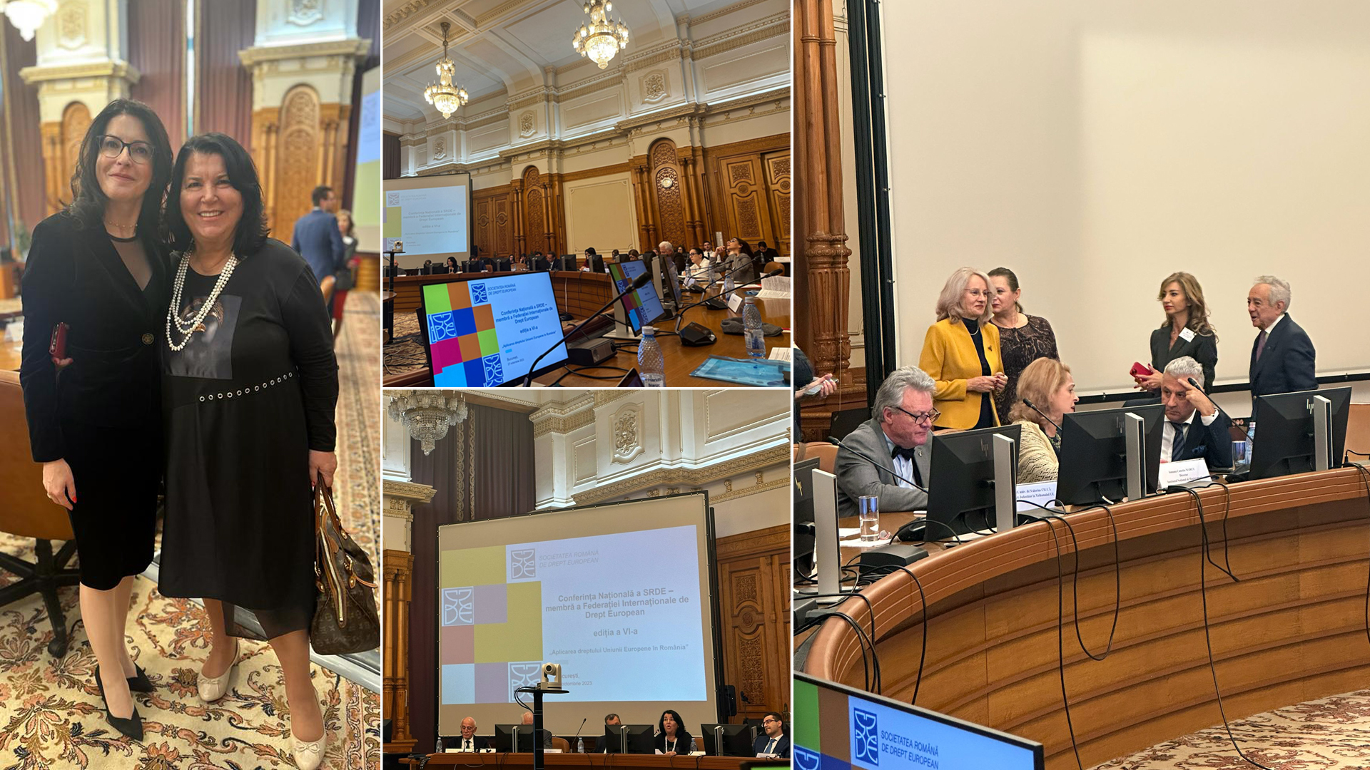 Universitatea "Valahia" a fost reprezentată  la Conferința Națională de Drept European, de către conf. univ. dr. av. Denisa Barbu și conf. univ. dr. Constanța Mătușescu 