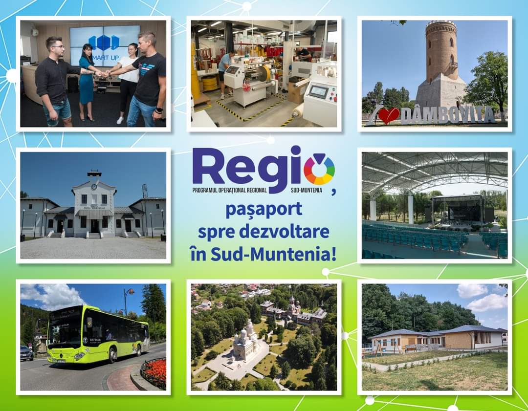 Miercuri, 4 octombrie, s-a dat startul votului pentru proiectele REGIO înscrise în cadrul Concursului „Regio, pașaport spre dezvoltare în Sud-Muntenia!”.