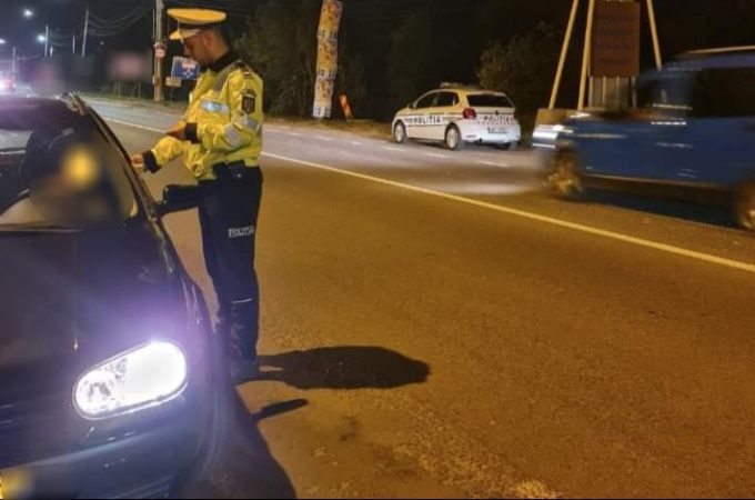 Șoferi prinși de polițiști fără permis sau sub influența alcoolului și substanțelor interzise