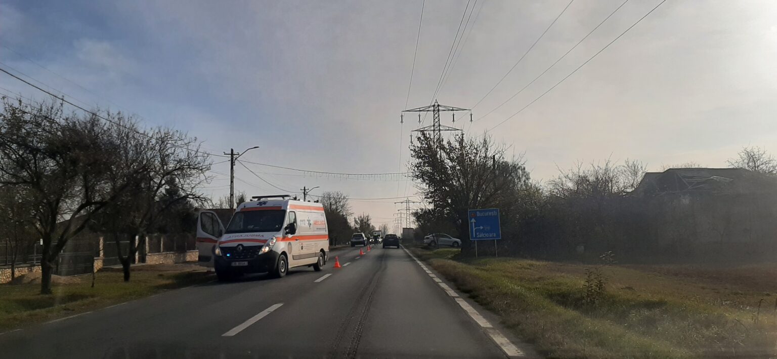 Pe DN 71 Târgoviște-București, accident mortal