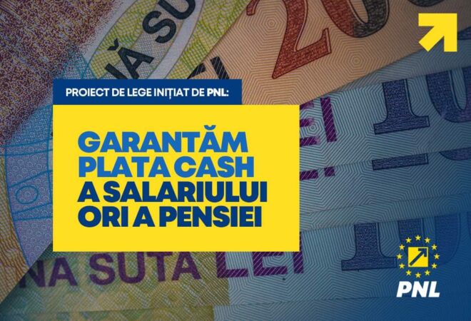 PNL: Garantăm plata cach a salariilor ori a pensiilor