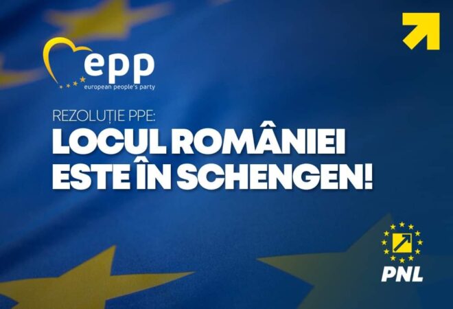 Partidul Popular European cere aderarea cât mai rapidă a României și Bulgariei la Spațiul Schengen