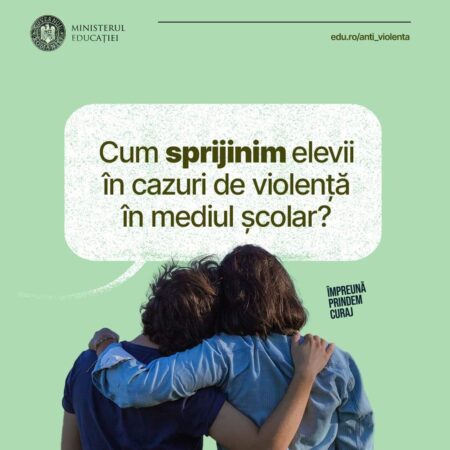 Împreună prindem curaj! STOP tuturor formelor de violență! 