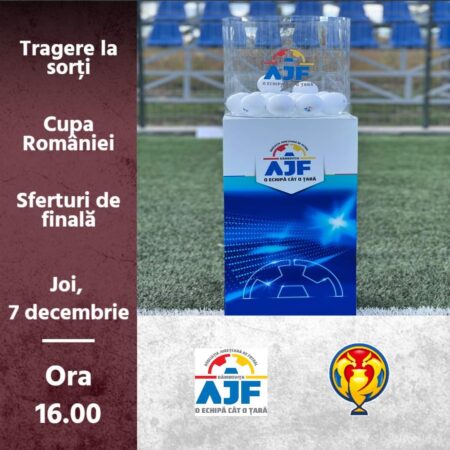 Tragerea la sorți pentru meciurile din Cupa României- sferturi de finală