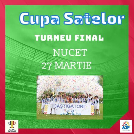 Turneul Final al Cupei Satelor -etapa județeană, va fi găzduit, în premieră, de comuna Nucet