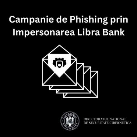 Sunt în desfășurare tentative de fraudă de tip phishing pentru transmiterea de malware   În ultimele zile, DNSC a primit informații legate de o tentativă de fraudă ce are ca scop transmiterea de link-uri malițioase prin intermediul