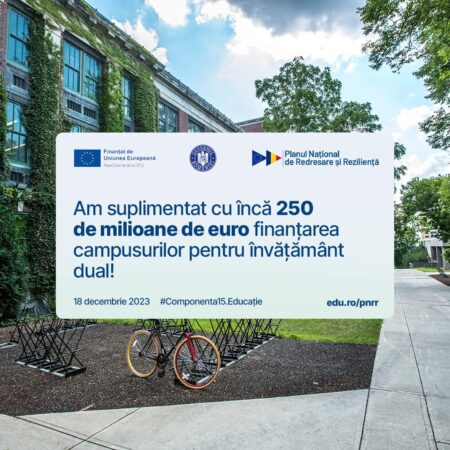 Guvernul României a aprobat, prin Memorandum, creșterea alocării bugetare cu peste 250 de milioane de euro pentru apelul de proiecte