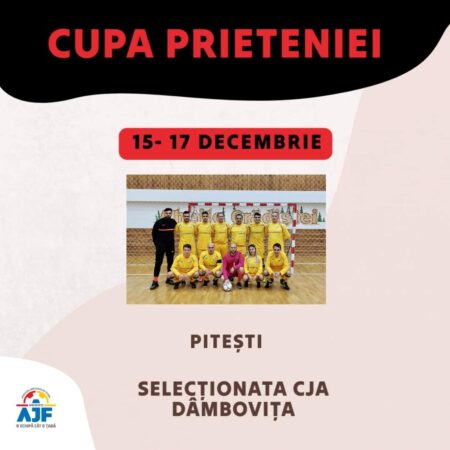 Județul Dâmbovița va participa la tradiționala competiție de minifotbal, Cupa Prieteniei