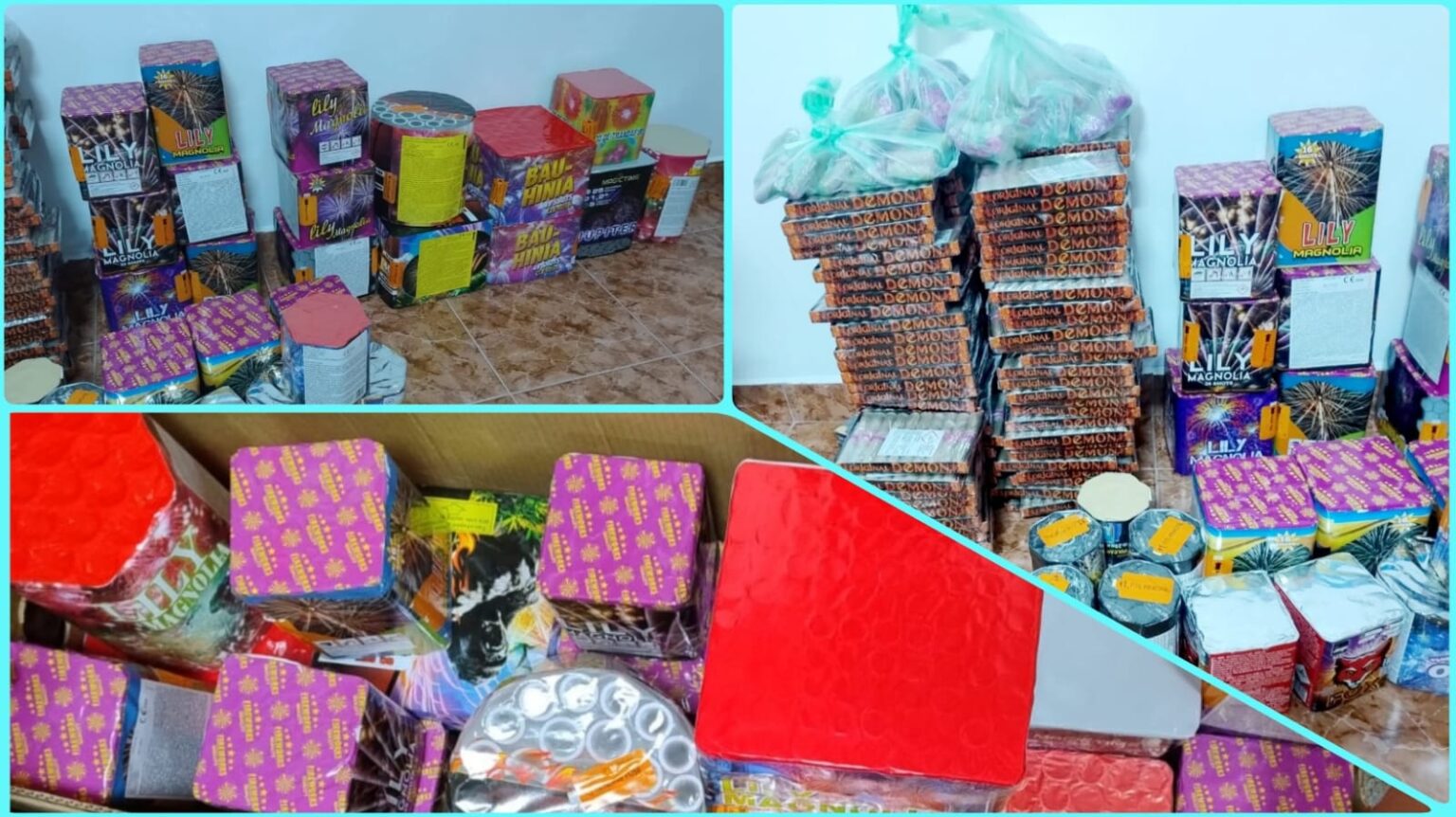 Jandarmii dâmbovițeni au confiscat peste 300 kg de obiecte pirotehnice interzise la comercializare, în această perioadă jandarmii acționează, atât independent, cât și în sistem integrat, pentru prevenirea infracţiunilor stradale. Pe timpul misiunilor desfășurate au fost constatate 4 infracțiuni cu patru autori, cu vârsta între 40 și 55 de ani, cărora li s-au întocmit actele de sesizare pentru încălcarea prevederilor Legii nr. 126/1995 privind regimul materiilor explozive, acestea fiind înaintate instituțiilor abilitate pentru continuarea cercetărilor. Asupra persoanelor, care au fost depistate în zona complexului comercial Pavcom și în Piața 1 Mai din municipiul Târgoviște, au fost găsite peste 300 kg de obiecte pirotehnice interzise la comercializare, ce puteau fi utilizate la evenimente numai de personal specializat. În acest context, reamintim cetățenilor faptul că în conformitate cu legislația în vigoare, orice operațiuni cu articole pirotehnice, efectuate fără drept, constituie infracțiune și se pedepsește cu închisoare de la 3 luni la un an. Totodată, pentru prevenirea unor incidente, precum și a faptelor de natură infracțională, adresăm cetățenilor următoarele recomandări preventive: - să nu cumpere articole pirotehnice de la persoane neautorizate; - să își supravegheze copiii, aceștia fiind predispuși la pericole dacă nu înțeleg riscurile la care se expun folosind petarde și artificii; - să sesizeze orice încălcare a legii la cea mai apropiată patrulă de jandarmerie sau prin apel la numărul unic de urgență – 112. În perioada următoare jandarmii dambovițeni vor continua acțiunile pentru prevenirea fenomenului contravențional și infracțional, fiind permanent alături de cetățeni, pentru siguranța acestora.