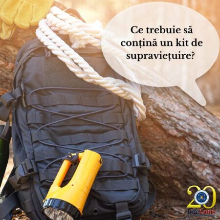 InfoCons: Un kit de supraviețuire, bine pregătit poate face diferența într-o situație de urgenţă InfoCons ne spune că în fața provocărilor naturale sau situațiilor de urgență, un kit de supraviețuire bine pregătit poate face diferența