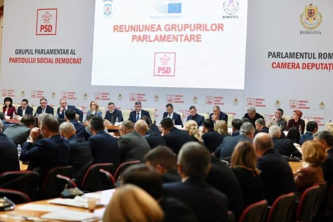 Reuniunea grupurilor parlamentare ale PSD din Senat și Camera Deputaților și Consiliul Politic Național al PSD Palatul Parlamentului a găzduit reuniunea grupurilor parlamentare ale PSD din Senat și Camera Deputaților și Consiliul Politic Național al PSD.