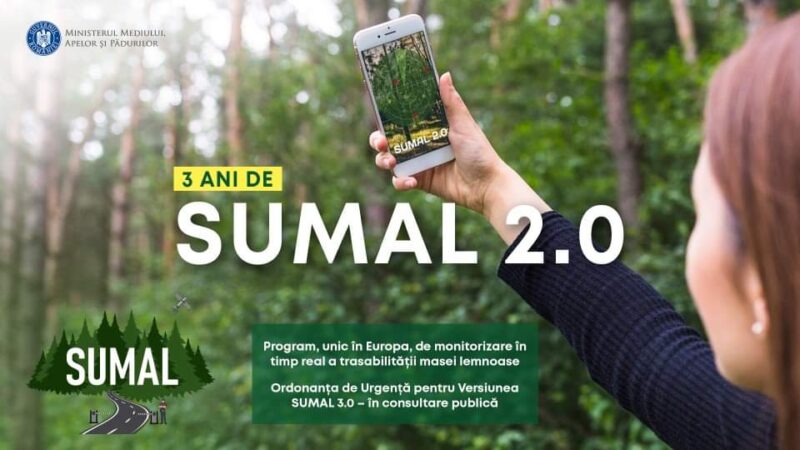 Acum este funcțională aplicația SUMAL 2.0,  un sistem  care a schimbat total modul de supraveghere a tăierilor din pădurile